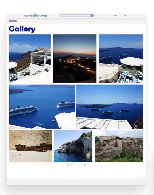 Custom-built website for a travel agency